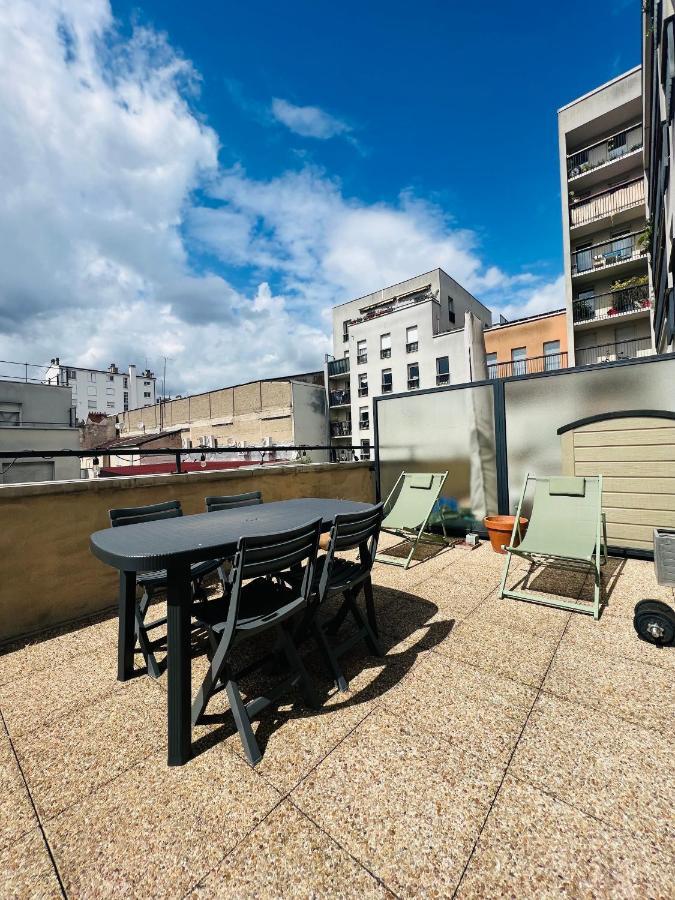 Bel Appartement Avec Terrasse Pantin Exterior photo